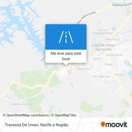 Travessa De Uniao mapa