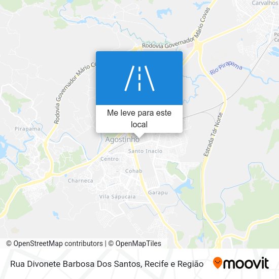 Rua Divonete Barbosa Dos Santos mapa