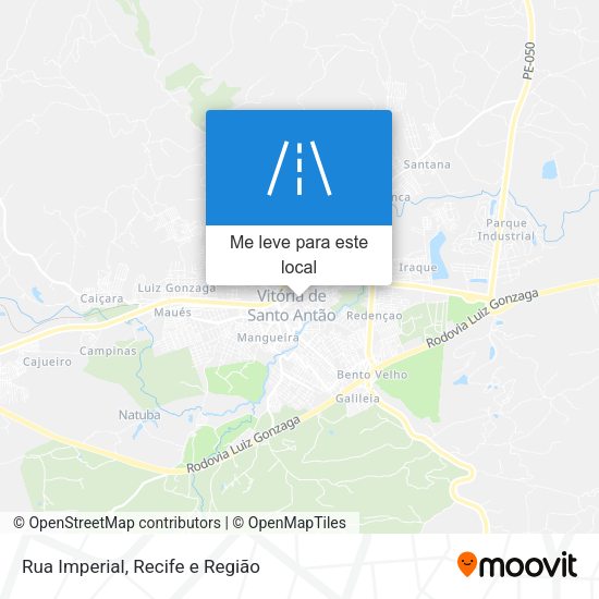 Rua Imperial mapa