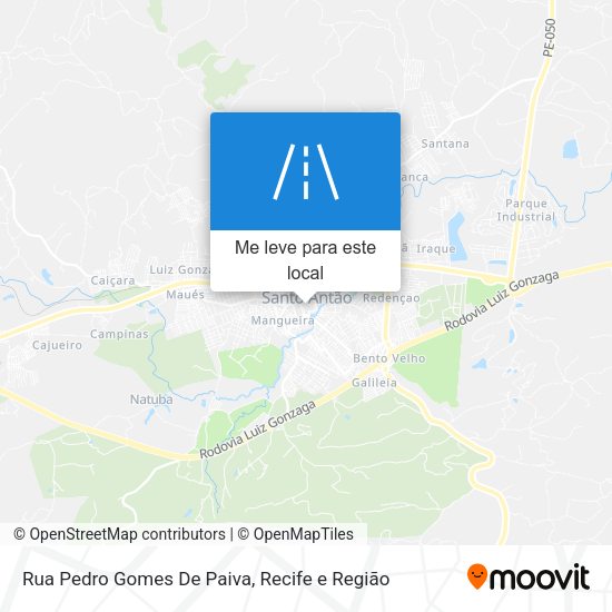 Rua Pedro Gomes De Paiva mapa