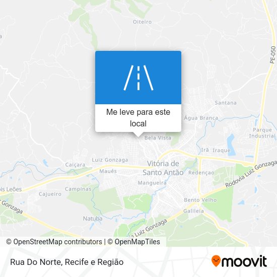 Rua Do Norte mapa