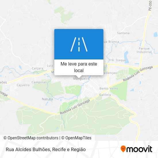 Rua Alcídes Bulhões mapa