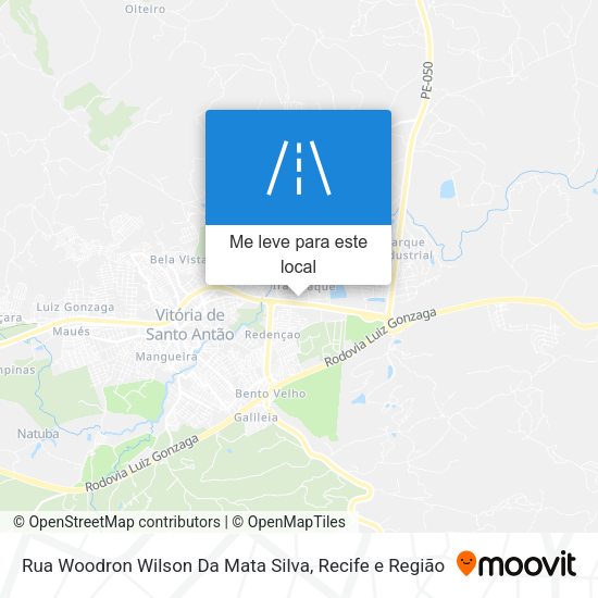 Rua Woodron Wilson Da Mata Silva mapa