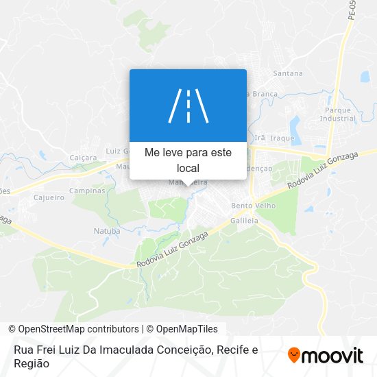 Rua Frei Luiz Da Imaculada Conceição mapa