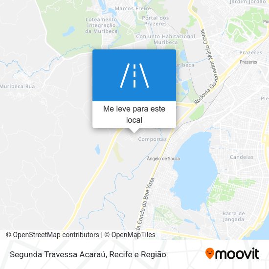 Segunda Travessa Acaraú mapa