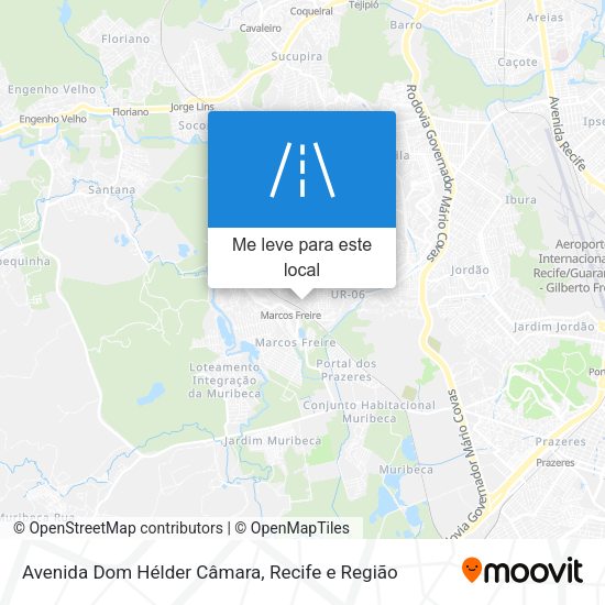 Avenida Dom Hélder Câmara mapa