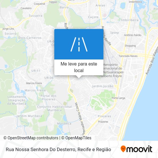 Rua Nossa Senhora Do Desterro mapa