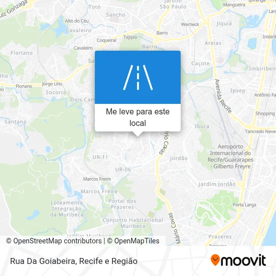 Rua Da Goiabeira mapa