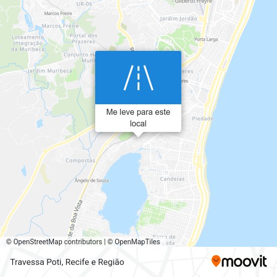 Travessa Poti mapa