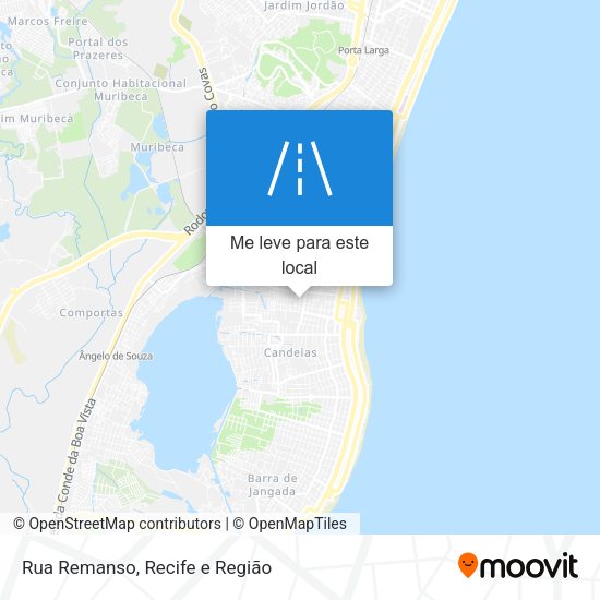 Rua Remanso mapa