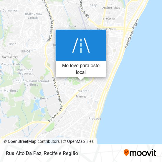 Rua Alto Da Paz mapa