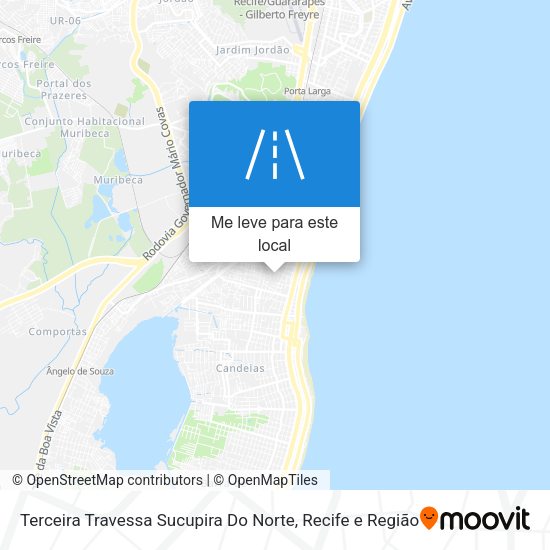 Terceira Travessa Sucupira Do Norte mapa