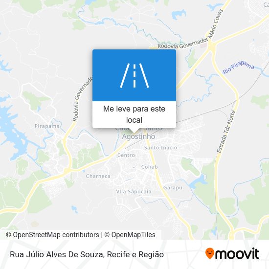 Rua Júlio Alves De Souza mapa