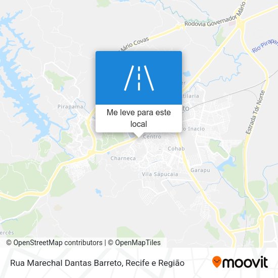 Rua Marechal Dantas Barreto mapa