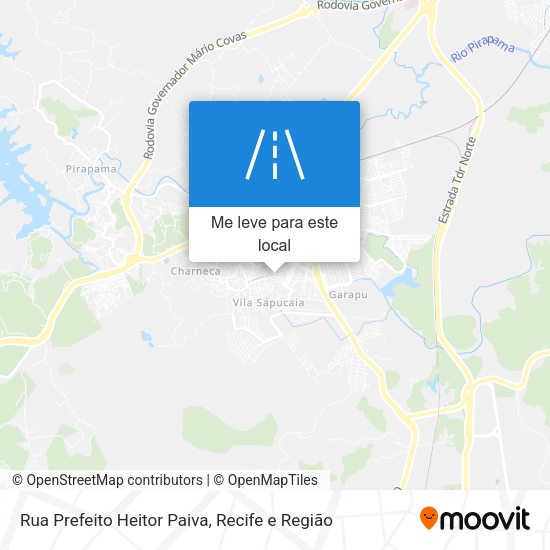 Rua Prefeito Heitor Paiva mapa