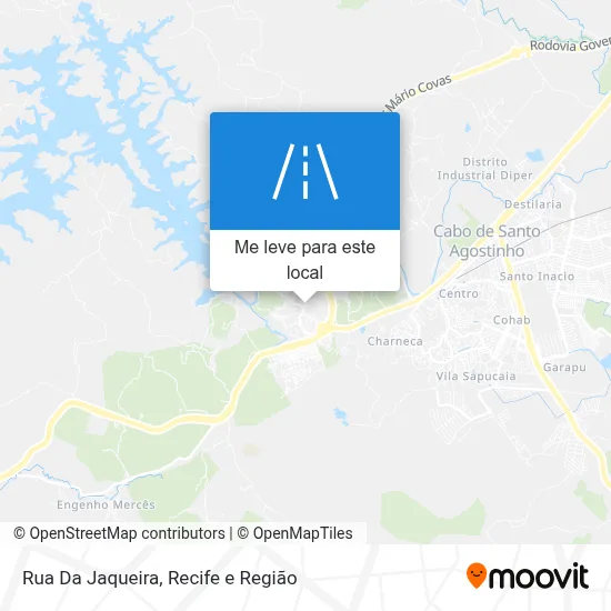 Rua Da Jaqueira mapa