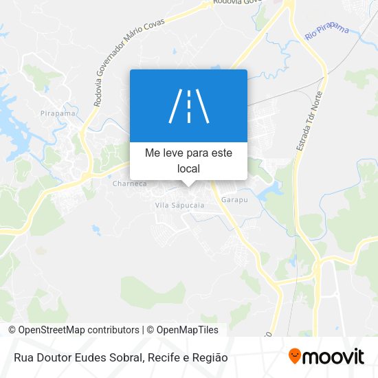 Rua Doutor Eudes Sobral mapa