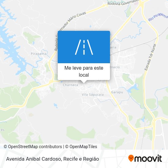 Avenida Anibal Cardoso mapa