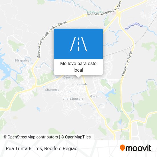 Rua Trinta E Três mapa