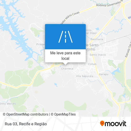 Rua 03 mapa