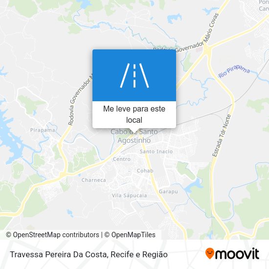 Travessa Pereira Da Costa mapa