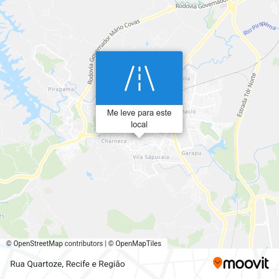 Rua Quartoze mapa