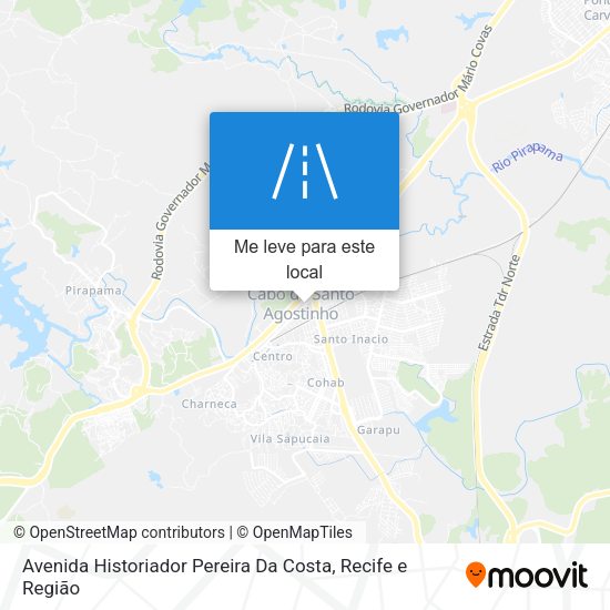 Avenida Historiador Pereira Da Costa mapa