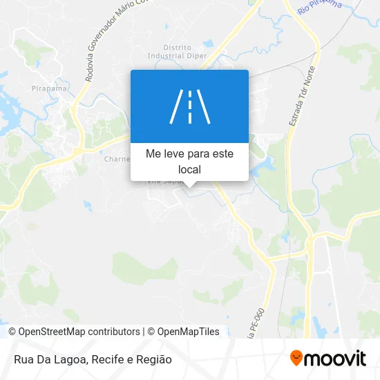 Rua Da Lagoa mapa