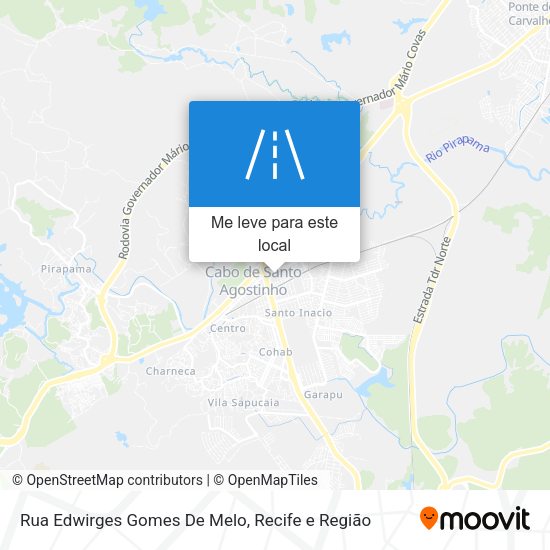 Rua Edwirges Gomes De Melo mapa