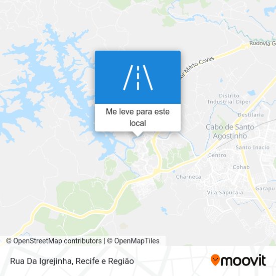 Rua Da Igrejinha mapa