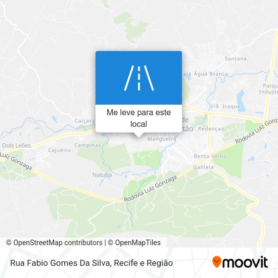 Rua Fabio Gomes Da  Silva mapa