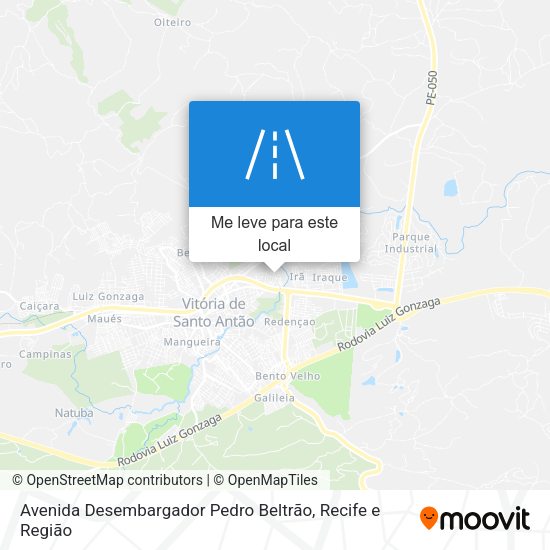 Avenida Desembargador Pedro Beltrão mapa