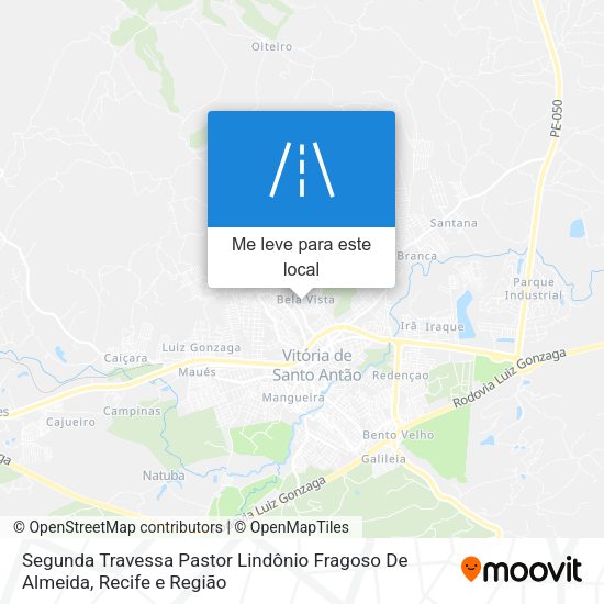 Segunda Travessa Pastor Lindônio Fragoso De Almeida mapa