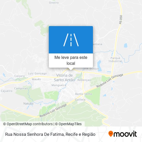 Rua Nossa Senhora De Fatima mapa