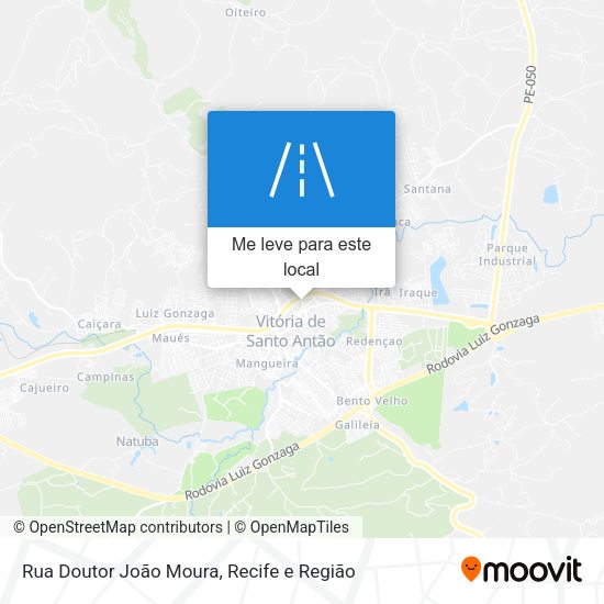 Rua Doutor João Moura mapa