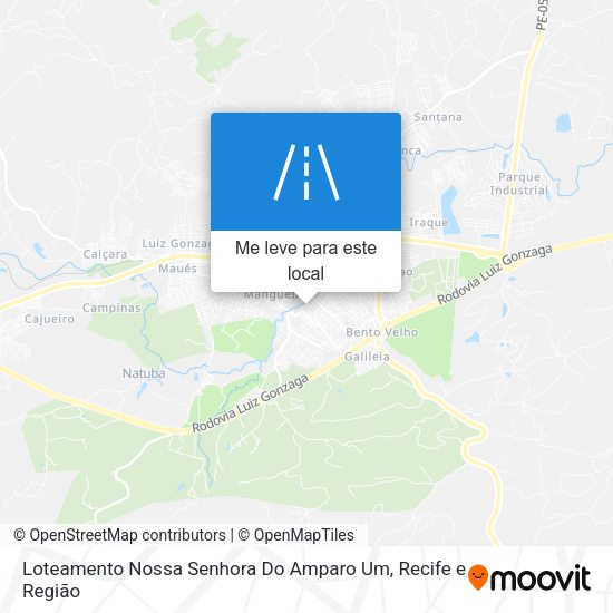 Loteamento Nossa Senhora Do Amparo Um mapa