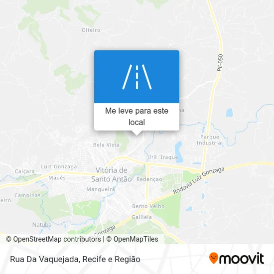 Rua Da Vaquejada mapa