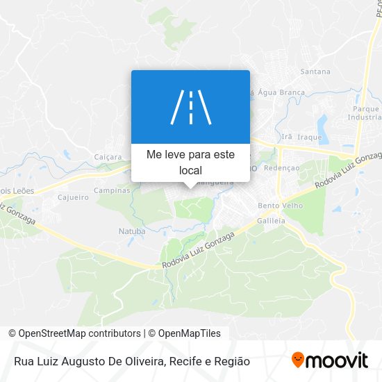 Rua Luiz Augusto De Oliveira mapa