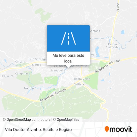 Vila Doutor Alvinho mapa