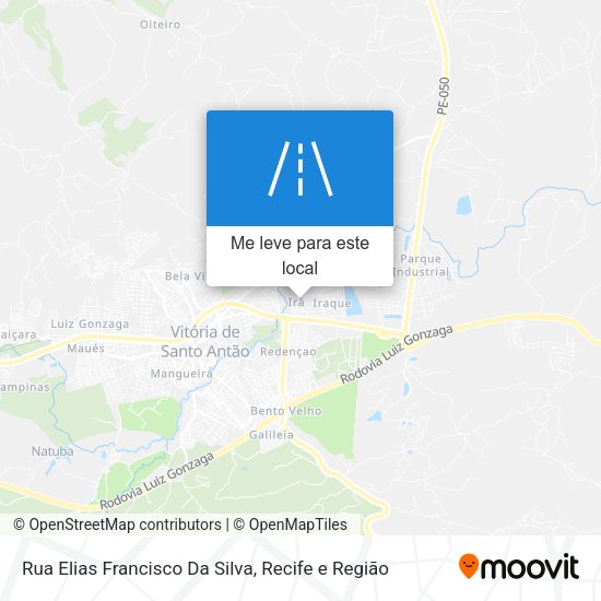 Rua Elias Francisco Da Silva mapa