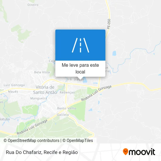 Rua Do Chafariz mapa