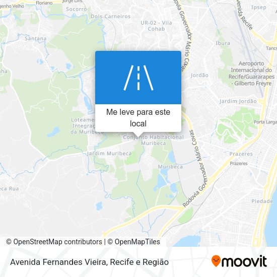 Avenida Fernandes Vieira mapa