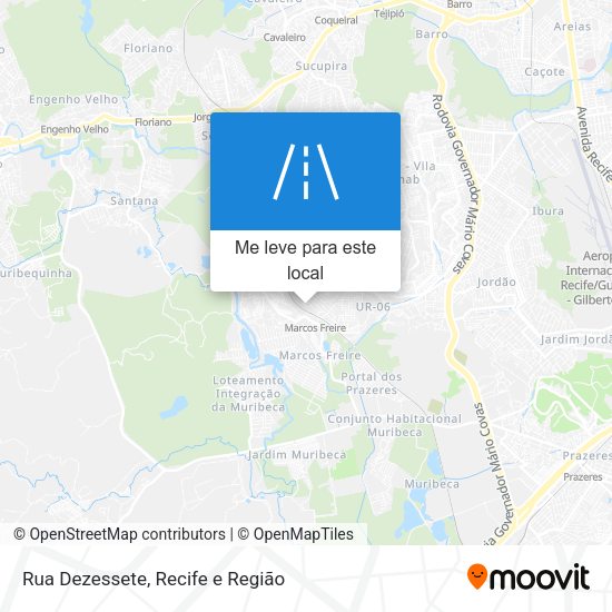 Rua Dezessete mapa