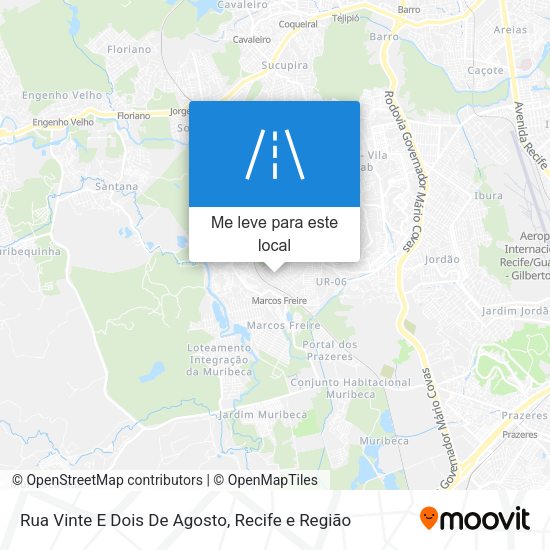 Rua Vinte E Dois De Agosto mapa