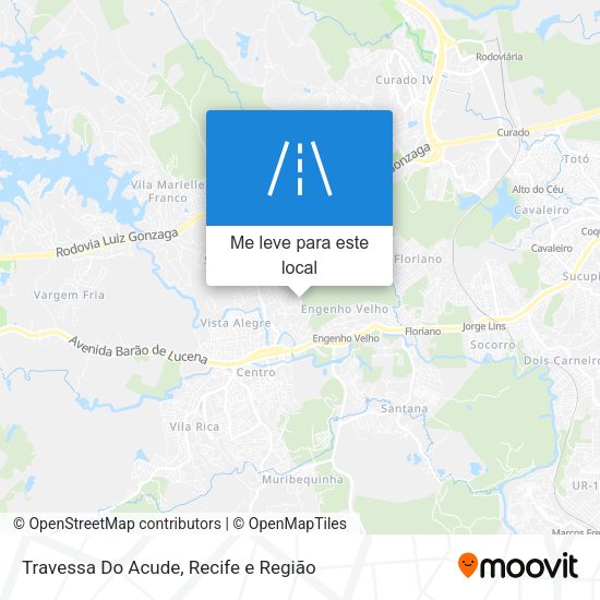 Travessa Do Acude mapa