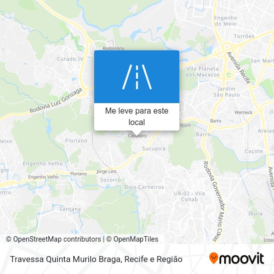 Travessa Quinta Murilo Braga mapa