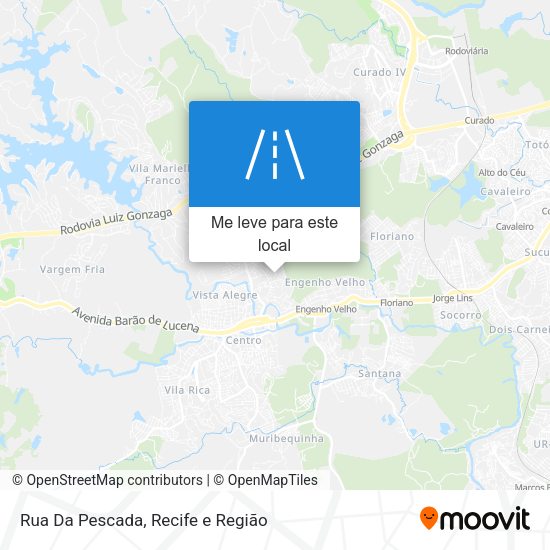 Rua Da Pescada mapa