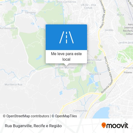 Rua Buganville mapa