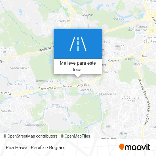 Rua Hawai mapa