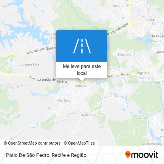 Pátio De São Pedro mapa